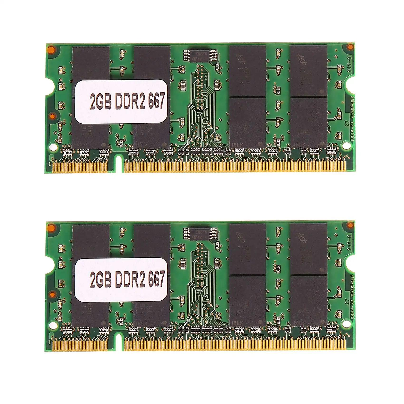 PC2-5300 SODIMM RAM ޸, 200  Ʈ, 2x2GB DDR2, 667MHz